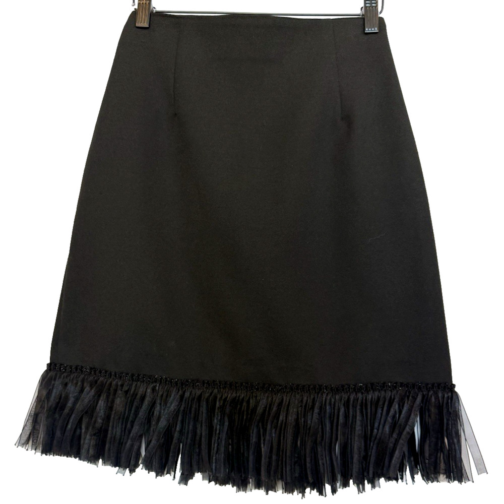 Vintage 90s Y2K A. Byer Ribbon Hem Whimsigoth Skirt Size 5 USA‎ Festival Fairy
